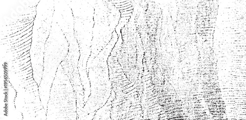 Rough black and white texture vector. Distressed overlay texture. Grunge background. Abstract textured effect. Vector Illustration. Black isolated on white background. EPS10.