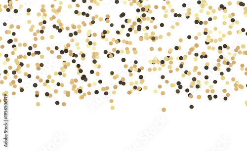 Gold confetti dots backgrou...