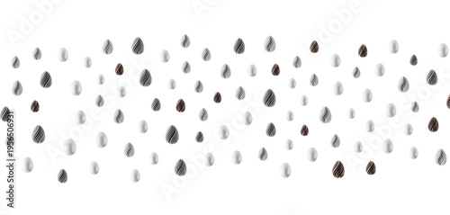 Abstract Easter eggs on a w...