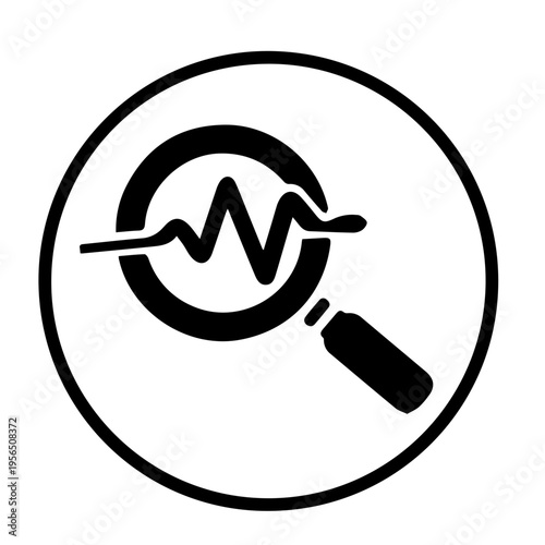 magnifying glass graph