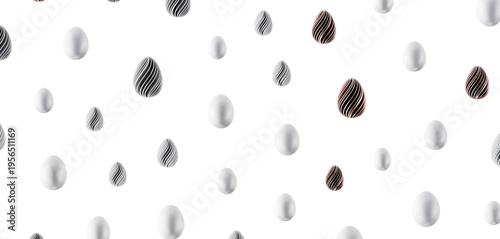 Abstract pattern of white a...