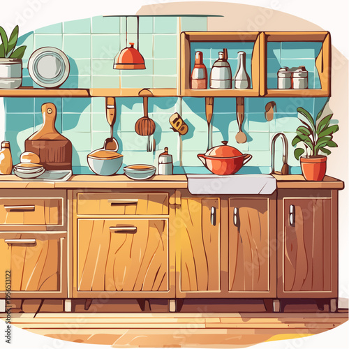 Japandi Küchenaccessoires in natürlicher und minimalistischer Gestaltung