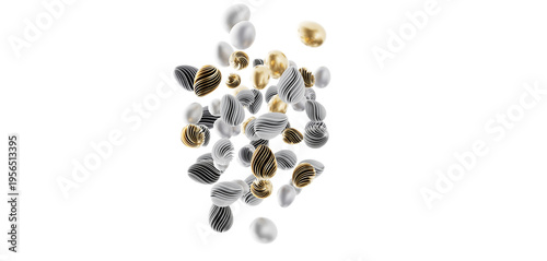 Elegant 3D rendered image o...