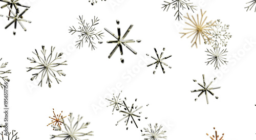 Abstract snowflake backgrou...