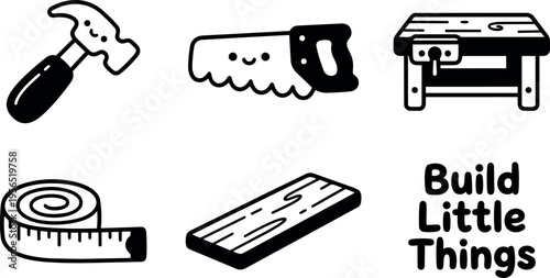 Hand tools and woodwork with build little things