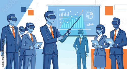 Virtual Reality Business Meeting: Team Collaboration in a Simulated Environment for Data Analysis