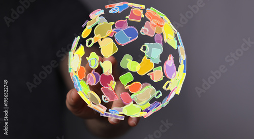 An artistic representation ...