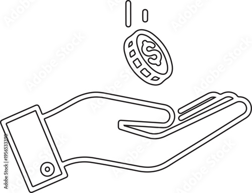 Charity Box, Donation Box, Coin,Donation Icon