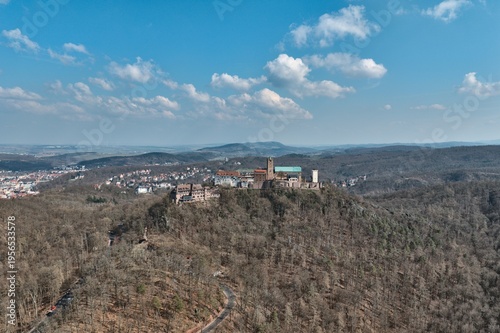 Wartburg. Vogelperspektive. 