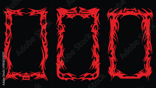 Grunge Gothic Frame Border Ornament Collection