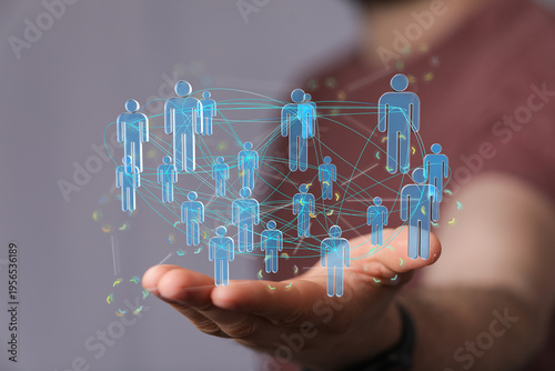 Digital network of people i...