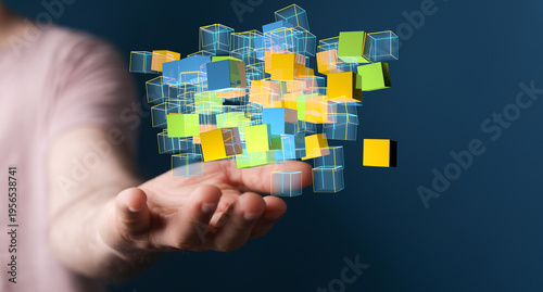 Abstract image of a person'...