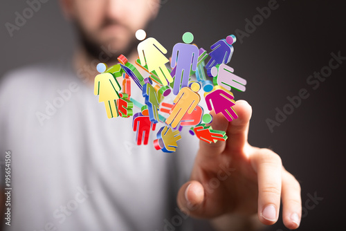 Conceptual image of a digit...