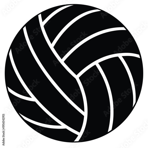 Volleyball on a white background illustration