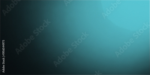 Abstract digital background featuring a smooth gradient transition from black to bright cyan blue Vector