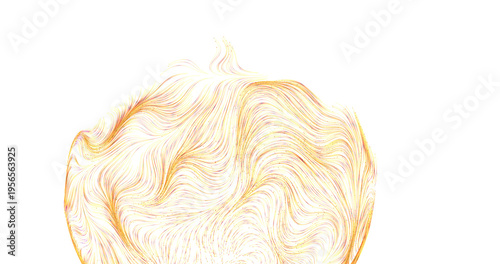 Abstract design of flowing ...