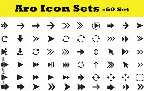 Navigation and directional set collection directional arrows