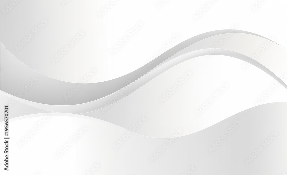 Fototapeta premium Abstract wave layers blending seamlessly into a gradient background