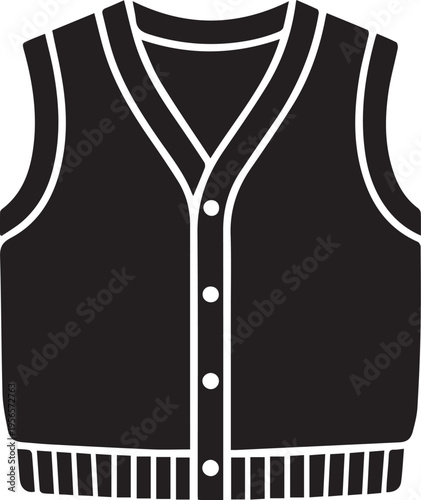 Knitted Baby Vest Waistcoat Clothing Silhouettes
