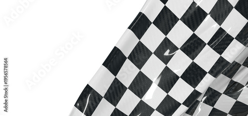 Close up shot of a checkere...