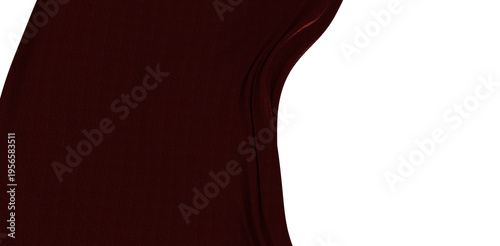 Close-up of a burgundy fabr...