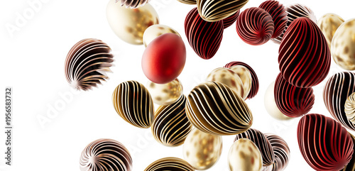 Decorative Easter eggs in v...