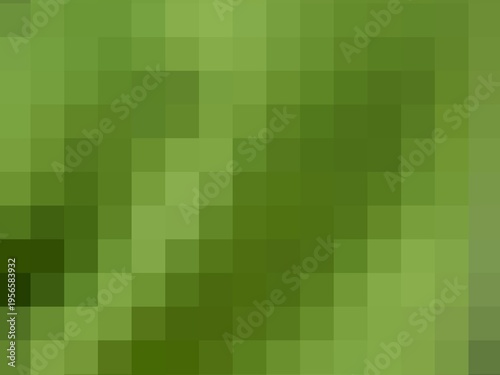 Green gradient square pattern background with abstract geometric square for digital design.