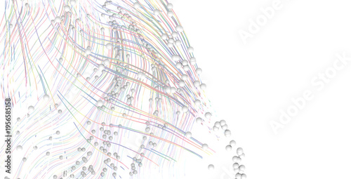 Abstract artwork featuring ...