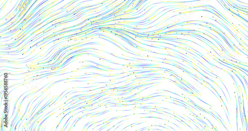 Abstract design of flowing ...