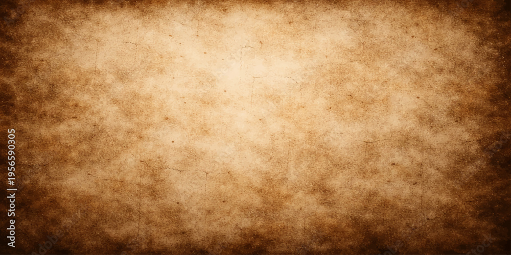 Obraz premium Ancient Parchment Texture: A close-up shot revealing a rich, textured surface of aged parchment. Its warm, inviting tones and subtle imperfections evoke a sense of history, knowledge, and antiquity.