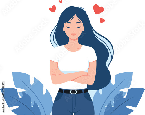 Composting and organic gardening set with green recycling bin wheelbarrow compost bag wooden soil container and fertilizer flat vector illustration