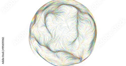 Abstract and colorful swirl...