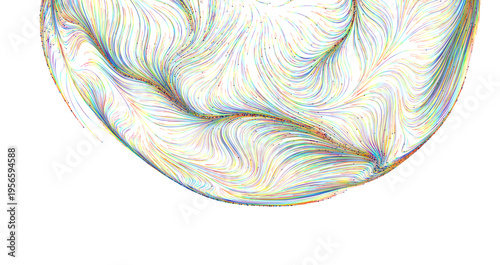 Abstract artwork featuring ...