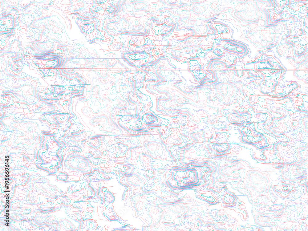 Obraz premium Modern Topographic Pattern Landscape Vector Design
