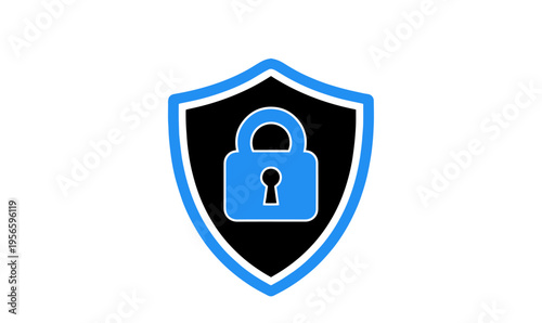 Set of minimalist telephone and handset icons in blue and black for contact and support branding