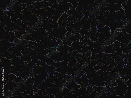 Organic Streamline Pattern Digital Art Background