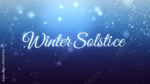 Wallpaper Mural Winter Solstice Text on Calm Blue Gradient Background Torontodigital.ca