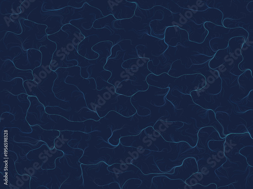 Organic Streamline Pattern Digital Art Background