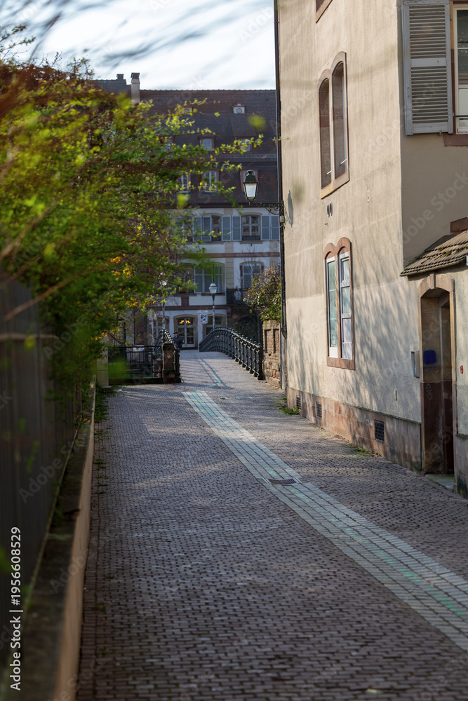Fototapeta premium ruelle et pont Strasbourg 