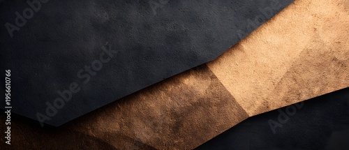 Abstract Dark and Golden Textured Geometric Background