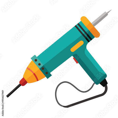 Electric soldering gun tool for electronics repair and DIY projects