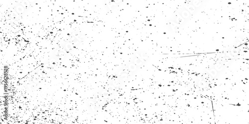 White background with black dust specks, vintage film grain noise style, light scratches, minimal grunge texture, monochrome.