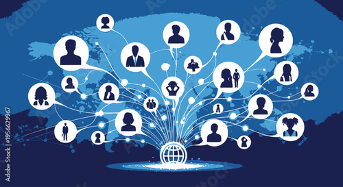 People Network Connections Social Media.