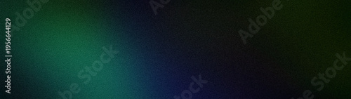 Dark abstract grainy background banner with subtle green blue and purple gradients