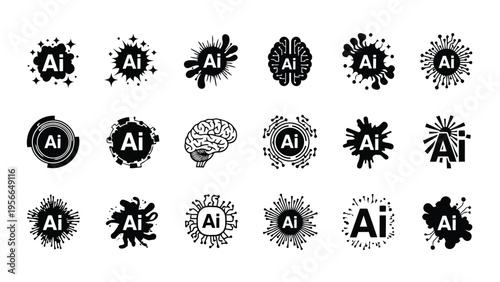 Vintage-style decorative buttons featuring intricate geometric and floral designs in monochrome Vector