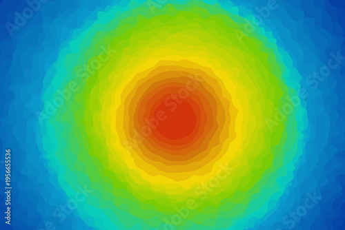 vector abstract background with a heat map. thermography