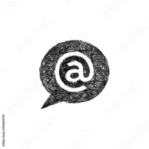 Sketch user mention icon design