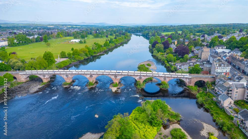 Obraz premium Smeaton's Bridge at Perth, Scotland