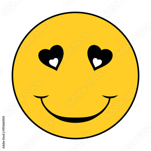 Yellow smiley face emoji wi...