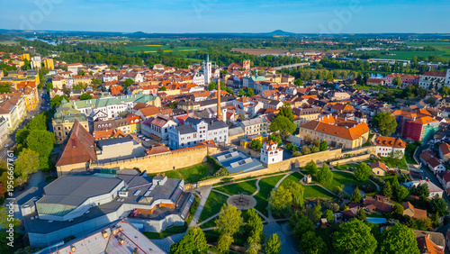Panorama of Litomerice, Czech republic